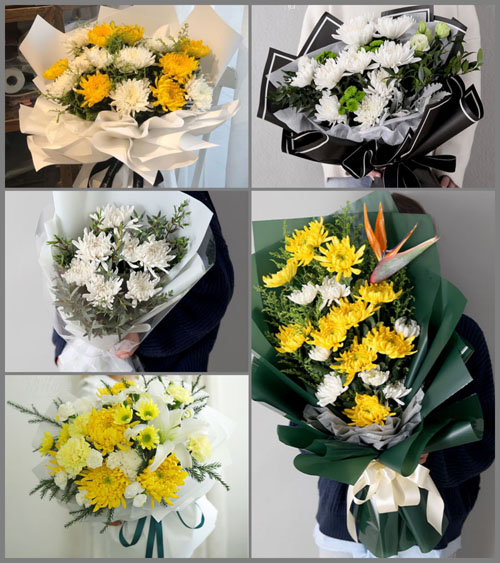 贵州遵义正安县小雅镇白事花束代送